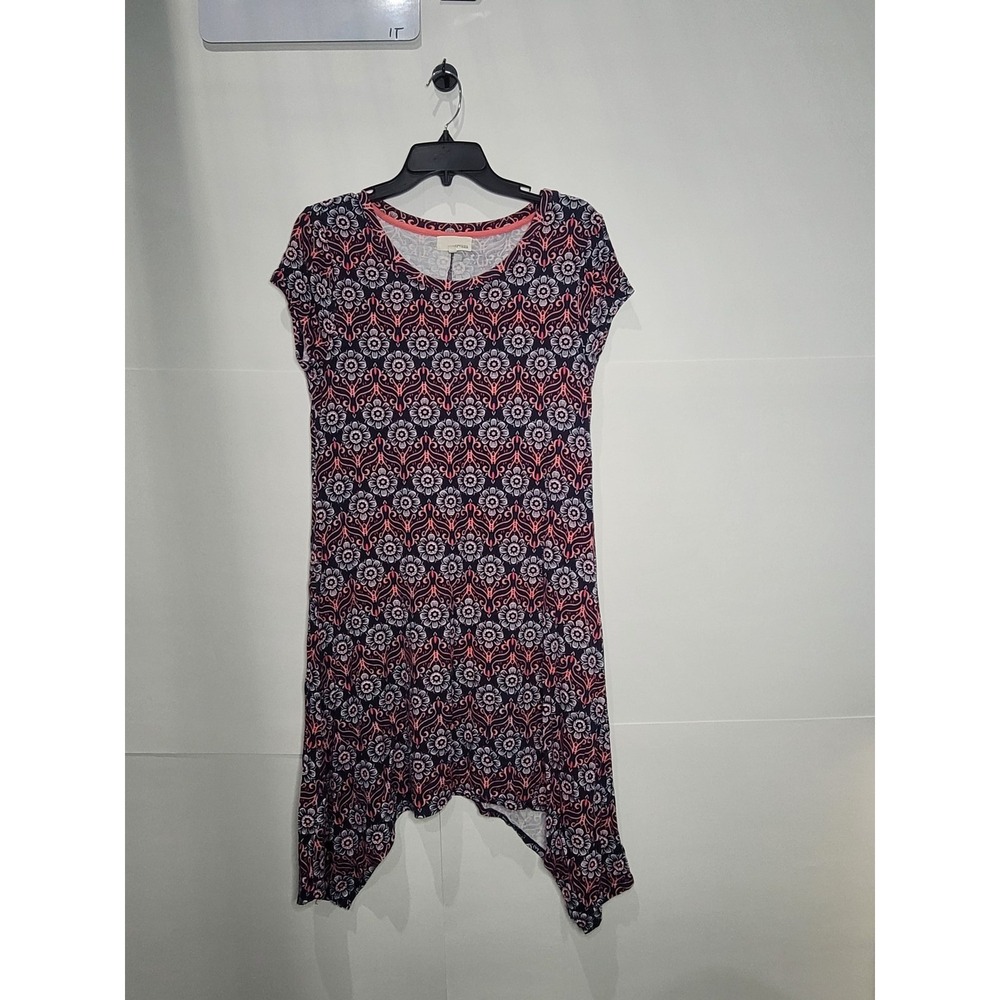 Womens Dept 222 Womens short sleeve floral dress, size Petite Small